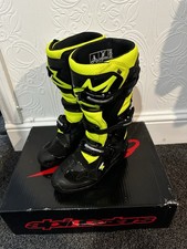 Kids alpinestars tech7s for sale  POOLE