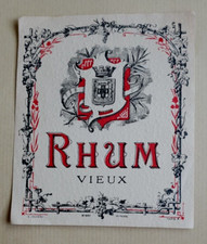 Etiquette rhum vieux d'occasion  Metz-