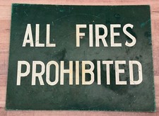 Fires prohibited 1960s for sale  Colorado Springs