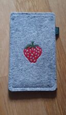 Handytasche filz erdbeere gebraucht kaufen  Köln