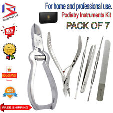 Conjunto de instrumentos de quiropodia Barril Spring Clippers Arquivos De Unha Alicate de Unha Lifter comprar usado  Enviando para Brazil