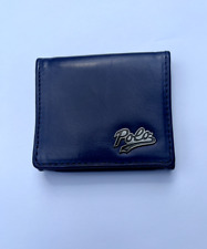 Carteira POLO RALPH LAUREN azul xadrez P-Wing moeda couro índigo pequena 3x2,5" comprar usado  Enviando para Brazil