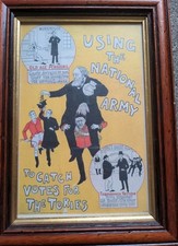 Vintage political cartoon for sale  LONDON