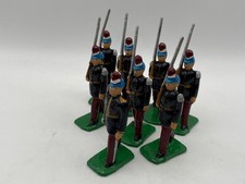 Usado, Conjunto de 8 soldados de chumbo da Grã-Bretanha 1:32 desfile de infantaria francesa Terceira República comprar usado  Enviando para Brazil