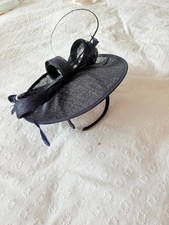Navy fascinator women for sale  BARRY