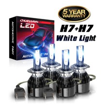 Lâmpadas combo de farol de LED altas baixas para BMW 330Ci 325Ci 2001-06 525i 530i 2004-07 comprar usado  Enviando para Brazil