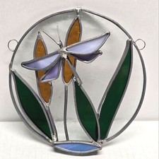 Vintage dragonfly stained for sale  Crestwood