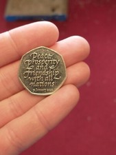 Brexit 50p januar gebraucht kaufen  Versand nach Germany
