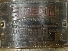 Peça antiga de caminhão de bombeiros Sireno Siren Volt ANTIGA comprar usado  Enviando para Brazil