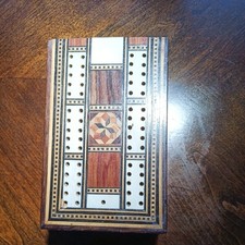 Antique wooden cribbage for sale  BANSTEAD