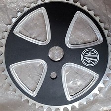 Usado, old mid school NOS preto ferro cruz 43 dentes corrente anel engrenagem roda dentada bicicleta BMX comprar usado  Enviando para Brazil
