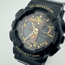 Relógio CASIO G-Shock GA-100CF masculino 200m preto analógico digital quartzo nova bateria comprar usado  Enviando para Brazil
