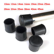 Tampas de borracha preta para cadeira 10mm-45mm tampa para tubo de proteção de piso deslizante comprar usado  Enviando para Brazil