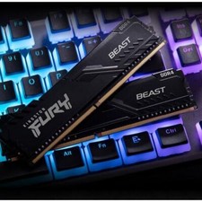 HyperX beast DDR4 RAM 8GB 16GB 3200 2666 2400 memória desktop para jogos 288 pinos DIMM, usado comprar usado  Enviando para Brazil