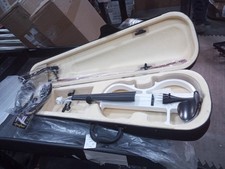 #disposal Violino Elétrico 4/4 Tamanho Completo Corpo de Madeira Bom Tom com Estojo  comprar usado  Enviando para Brazil