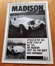 Madison car sales for sale  BERKHAMSTED