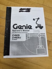 82600 genie operators for sale  Putnam Valley
