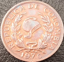 Colombia moneta centavos usato  Rho