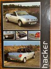 Folheto de carros esportivos Hacker 1991. comprar usado  Enviando para Brazil