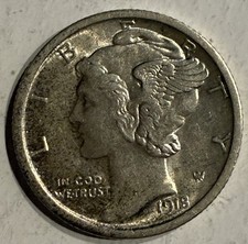 1918 mercury dime for sale  Torrington