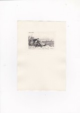 Gravure lalauze méditation d'occasion  La Motte-Servolex