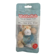 Usado, Pelúcia girafa WubbaNub nova na embalagem com chupeta destacável para bebês de 0 a 6 meses de idade comprar usado  Enviando para Brazil