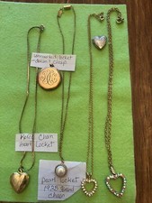 Lockets hearts necklace for sale  Weatherford