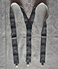 Usado, SUSPENSÓRIOS MASCULINOS MASCULINOS VINTAGE AUTÊNTICO WHISKY JACK DANIELS TECIDO ELASTANO comprar usado  Enviando para Brazil