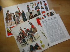 Planche rousselot uniformes d'occasion  Einville-au-Jard