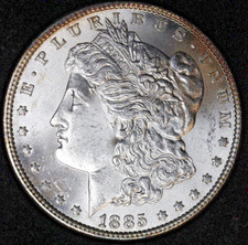 1885 morgan silver for sale  USA