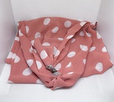 Pink white polka for sale  SAXMUNDHAM