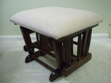 Upholstered tan ottoman for sale  East Moline
