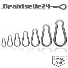 Karabinerhaken edelstahl 4x40 gebraucht kaufen  Hollenstedt