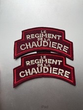 Insigne title régiment d'occasion  Caen