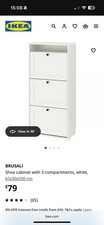 Ikea brusali shoe for sale  NEW MALDEN