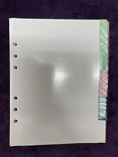 Filofax coloured dividers for sale  UK