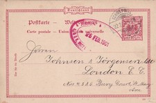 Reichspost england 1901 gebraucht kaufen  Deutschland