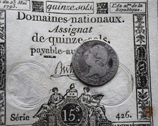 Lot monnaie sols d'occasion  Gan