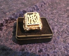 Silbermonogrammring 800 handar gebraucht kaufen  Völklingen