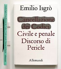 Emilio isgrò cancellazione usato  Roma