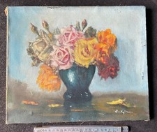 Roses vase bleu d'occasion  Paris X