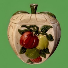 vintage apple cookie jar apple for sale  Crestline