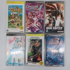 Sony PSP Lote de 6 Monster Hunter Miku Hatsune God Eater etc... CIB NTSC-J Testado comprar usado  Enviando para Brazil
