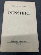 Pascal pensieri biblioteca usato  Viu