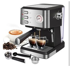 Máquina de café expresso Bluebow 20 bar, medidor de pressão tanque de água 1,5L espumador de leite comprar usado  Enviando para Brazil