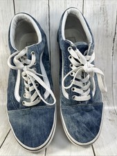 Usado, Tênis Vans Off The Wall azul jeans feminino tamanho 10.5 masculino 9.0 skatista comprar usado  Enviando para Brazil