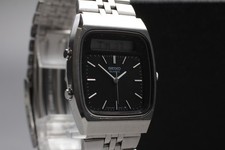Vintage 1983 Exc+4 Seiko Hybrid H557-532A Preto Ana-Digi Relógio Masculino de Quartzo JAPÃO, usado comprar usado Vintage 1983 Exc+4 Seiko Hybrid H557-532A Preto Ana-Digi Relógio Masculino de Quartzo JAPÃO, usado comprar usado  Enviando para Brazil