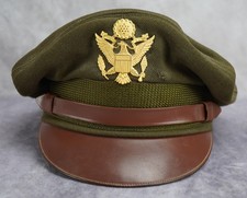 Boné de viseira uniforme militar exército dos EUA segunda guerra mundial chapéu oficial chamado triturador corpo aéreo comprar usado  Enviando para Brazil