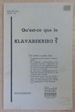 Musique klavarskribo 1940 d'occasion  Plélan-le-Grand