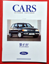 1989 FORD CARS Folheto -Fiesta XR2i Escort XR3i Orion Sierra 4x4 Granada Estado perfeito!, usado comprar usado  Enviando para Brazil